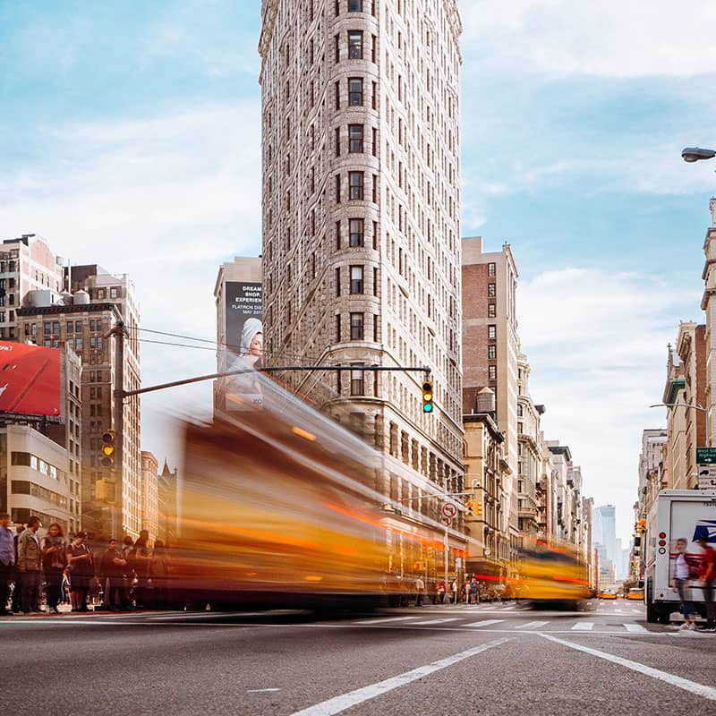 Street view near the New York office